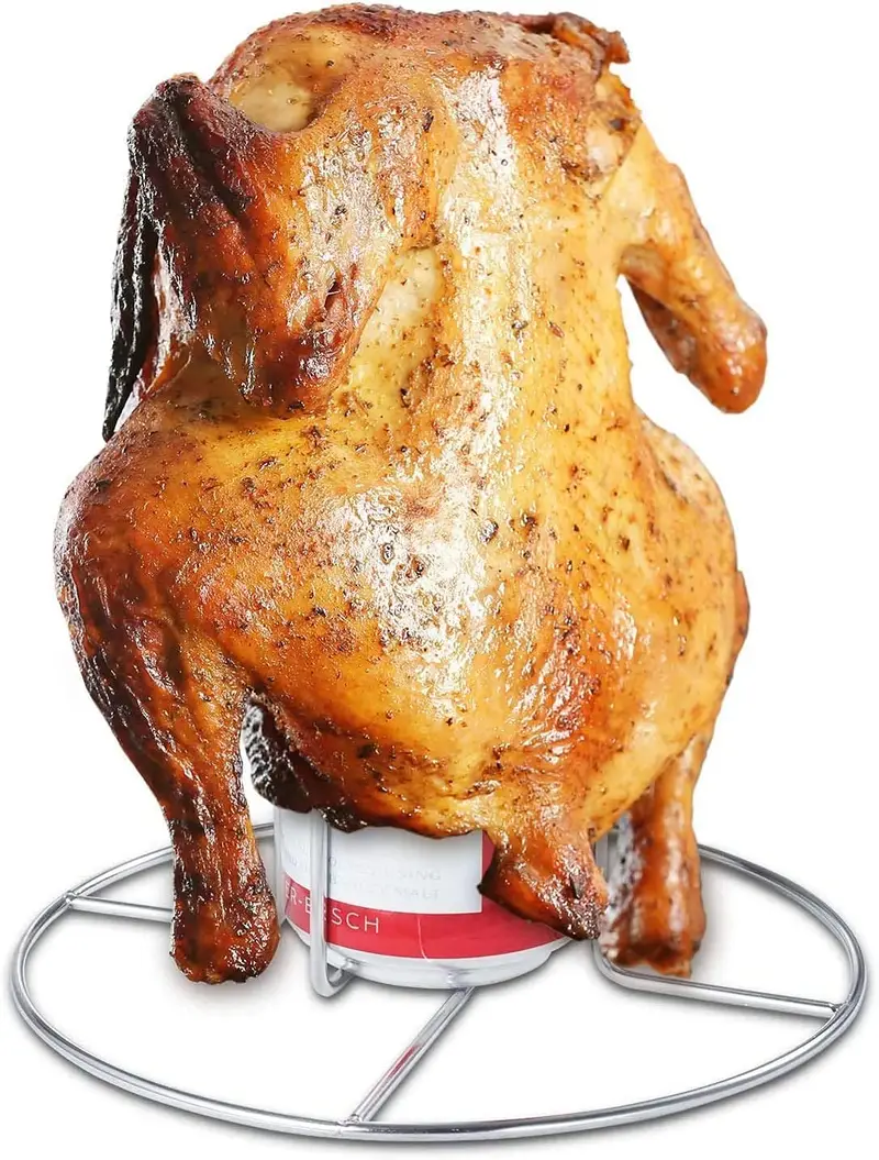 Grill Perfectly Juicy Beer Chicken Stainless Steel Vertical - Temu