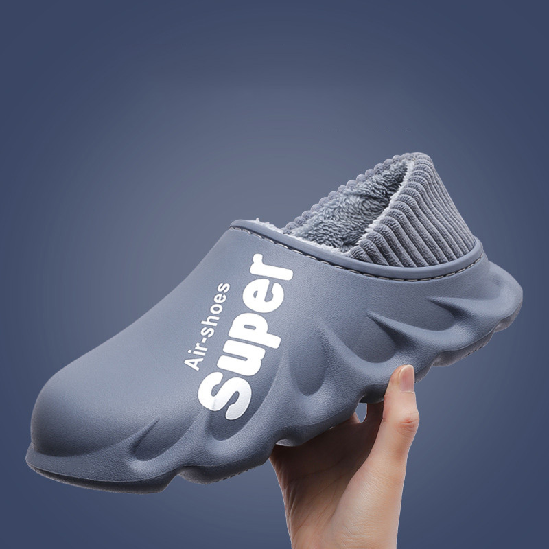 2024 winter womens super   sole sneakers non slip indoor outdoor slip on fashion sneakers with plush lining eva upper sole   shoes soft texture sneakers eva upper sneakers