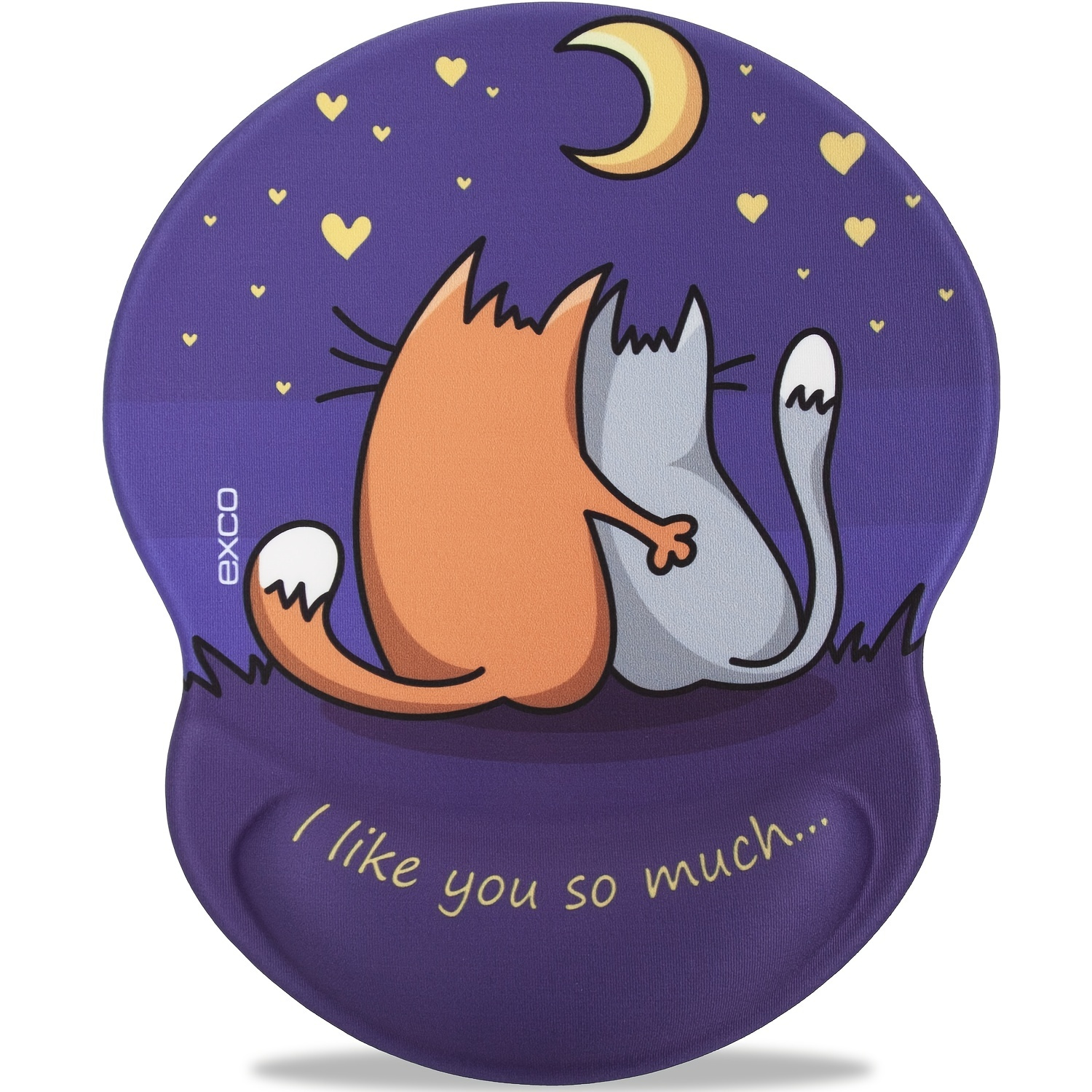 Kawaii Cat Mouse Pad Wrist Support Cute Comfort Durable 3d - Temu