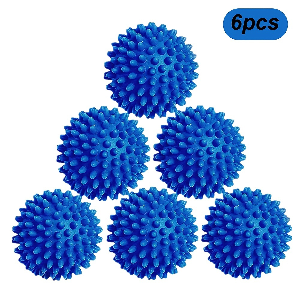 

Set, Dryer Ball, Laundry Anti-static, Reusable Plastic Clothes Drying And Expanding Fabric Softener Ball, 3 Inches