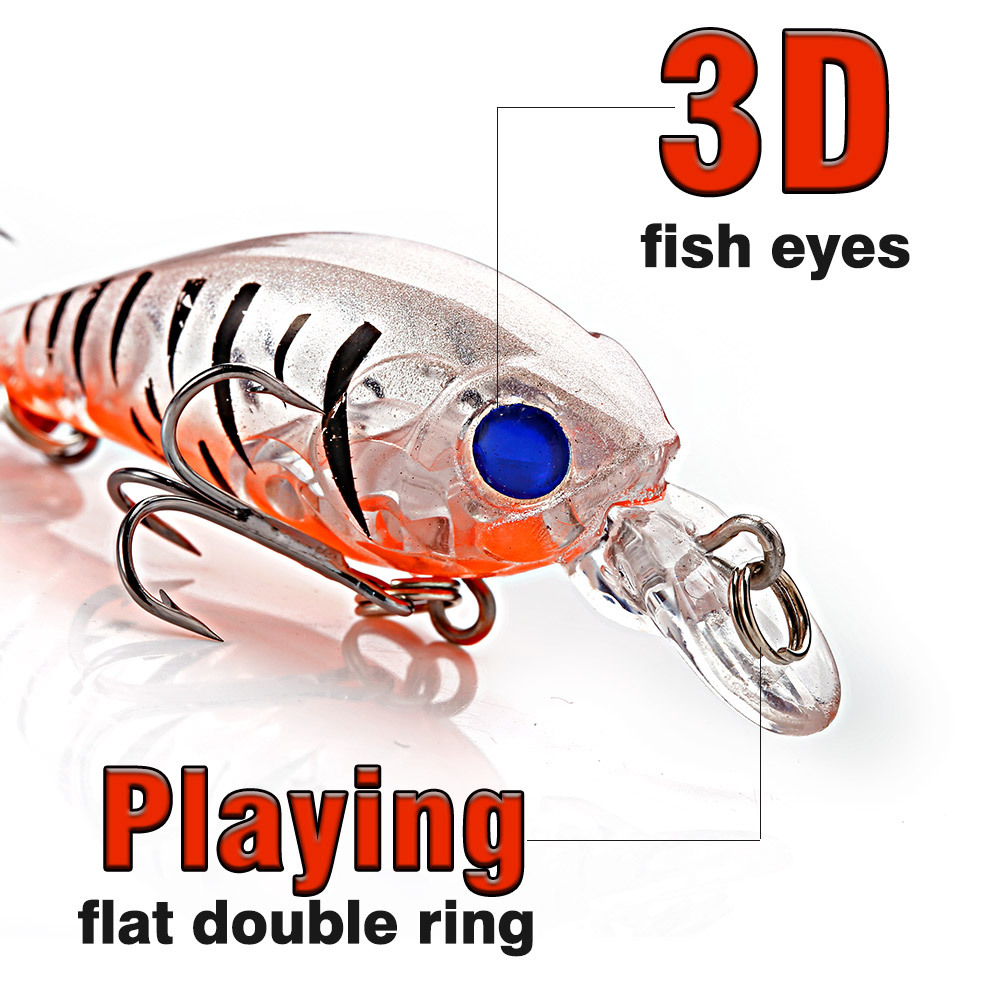 4pcs Fish Design Floating Fishing Artificial Bait