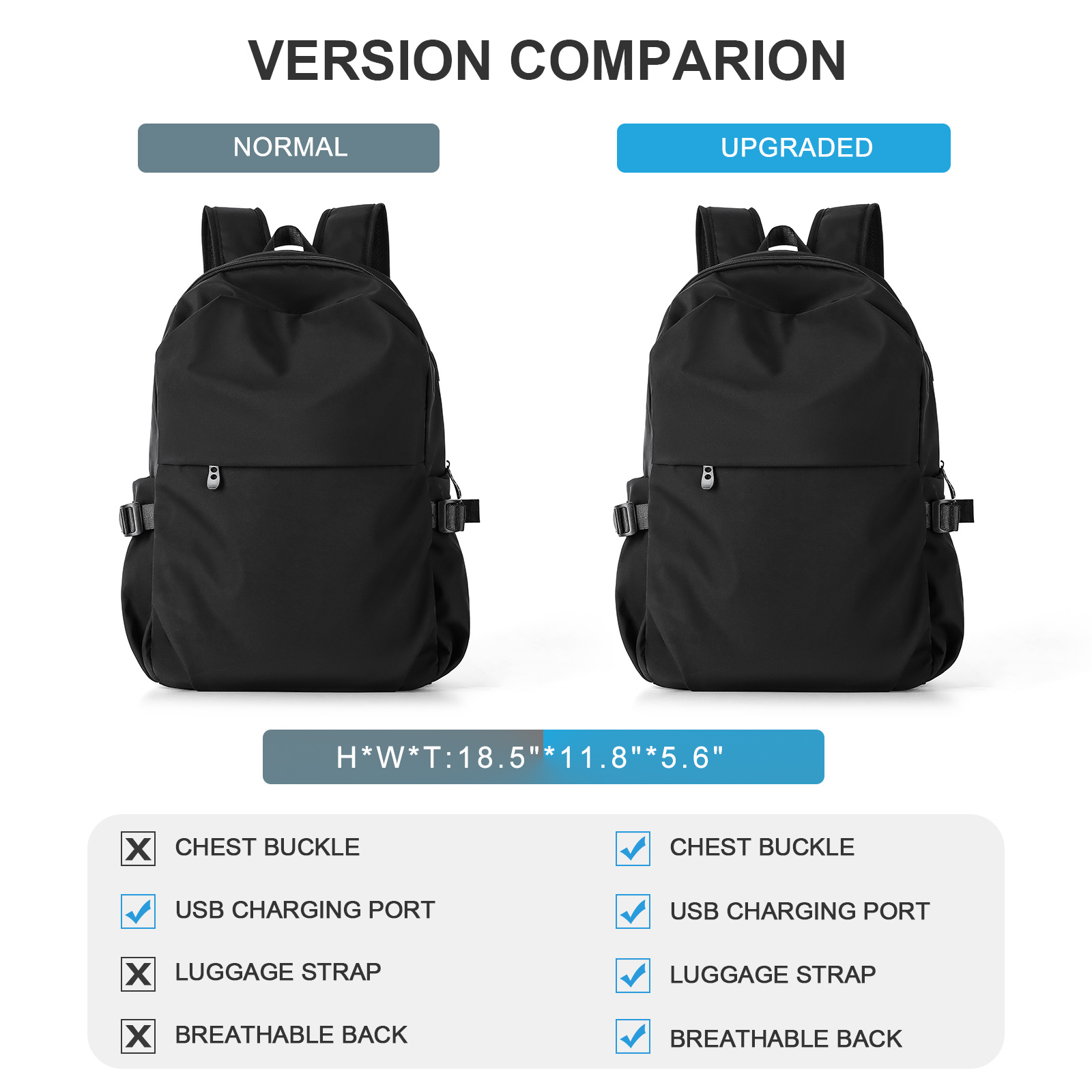 Upgraded Laptop Backpack Men Backpacks College Students - Temu