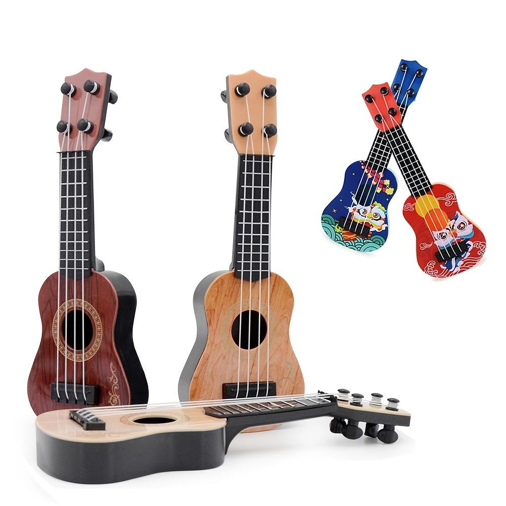 Mini Guitar 4 Strings Ukulele Classical Guitar Toy Musical Instruments