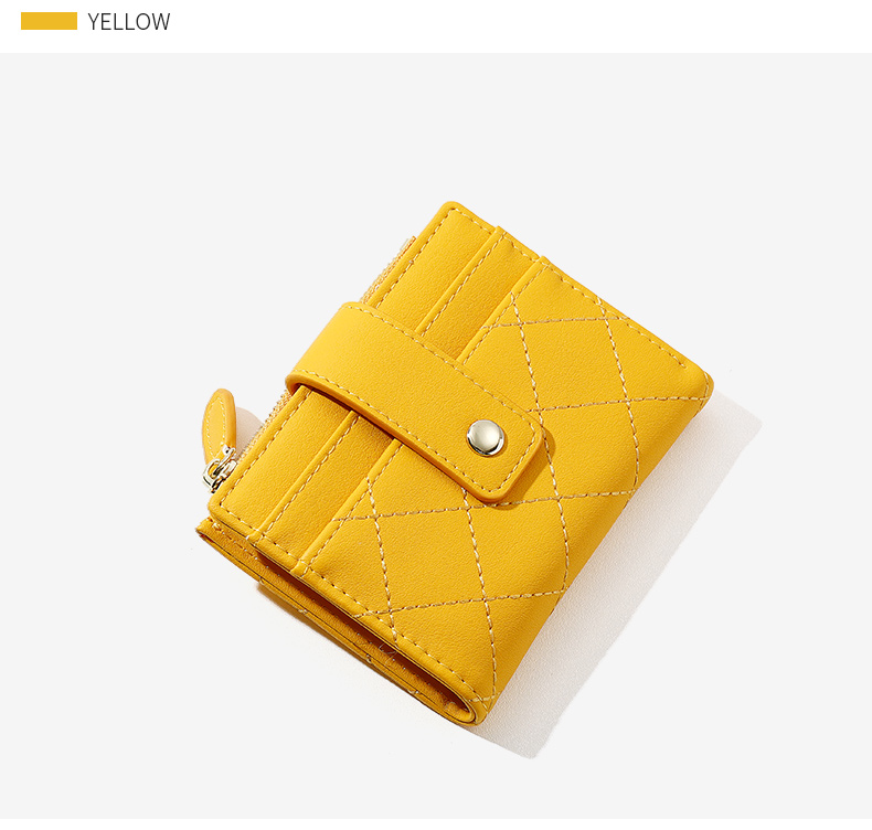 Simple Card Holder, Mini Faux Leather Credit Card Holder With Zipper