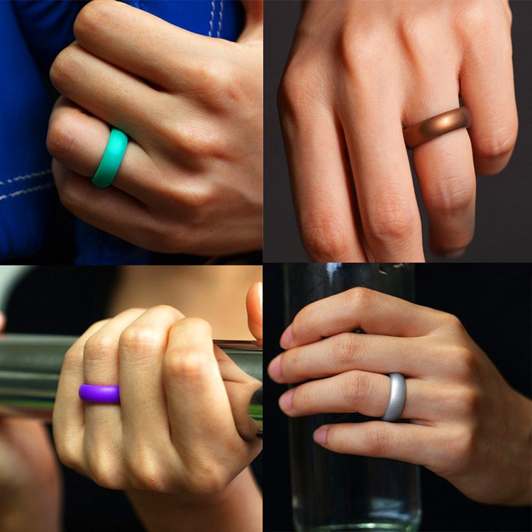 Silicone rings deals wedding band