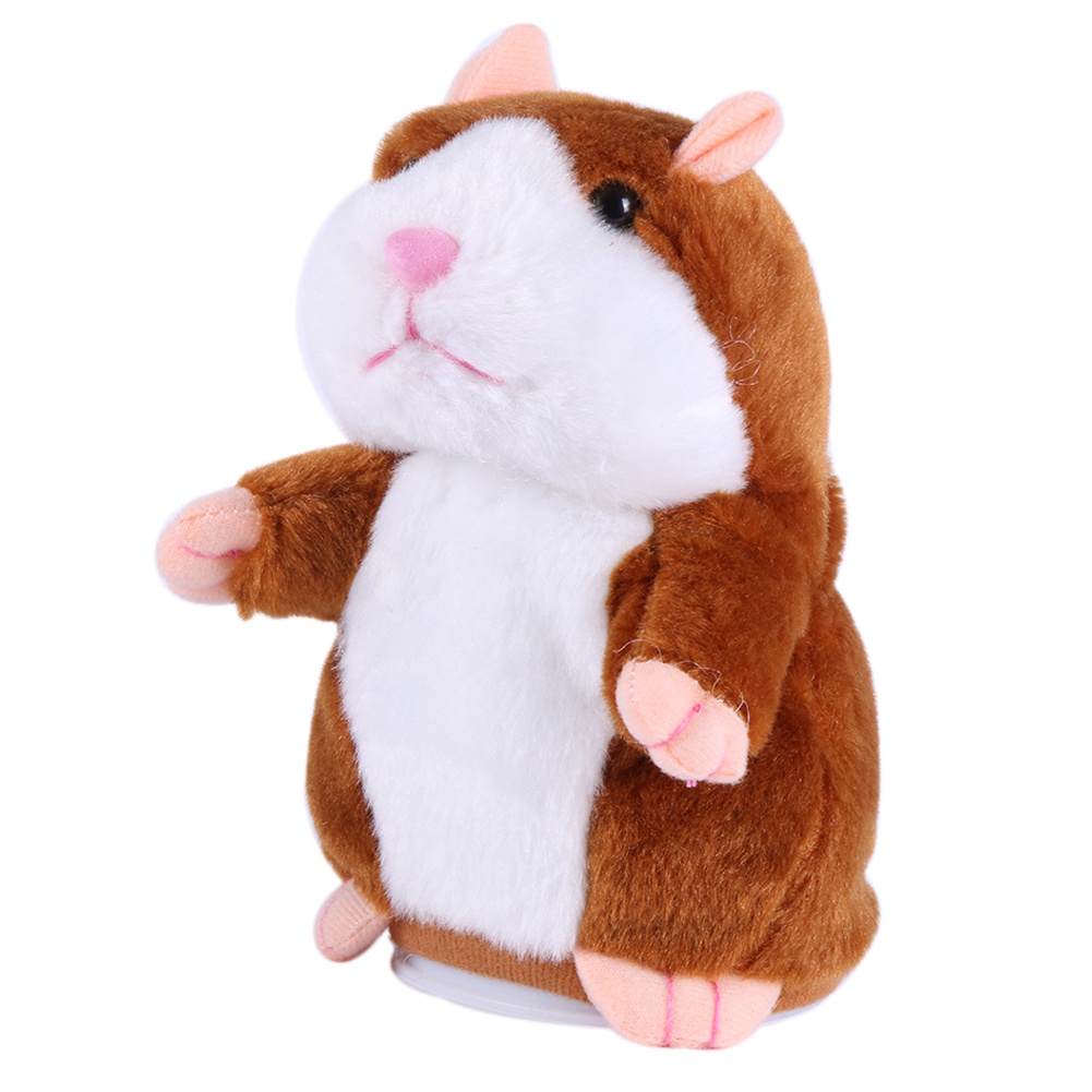 Hamster parlant - Jouet en peluche qui répète ce que vous dites - Animal de  compagnie parlant en peluche - Jouet interactif pour la Saint Valentin -  Jouet éducatif pour enfant 