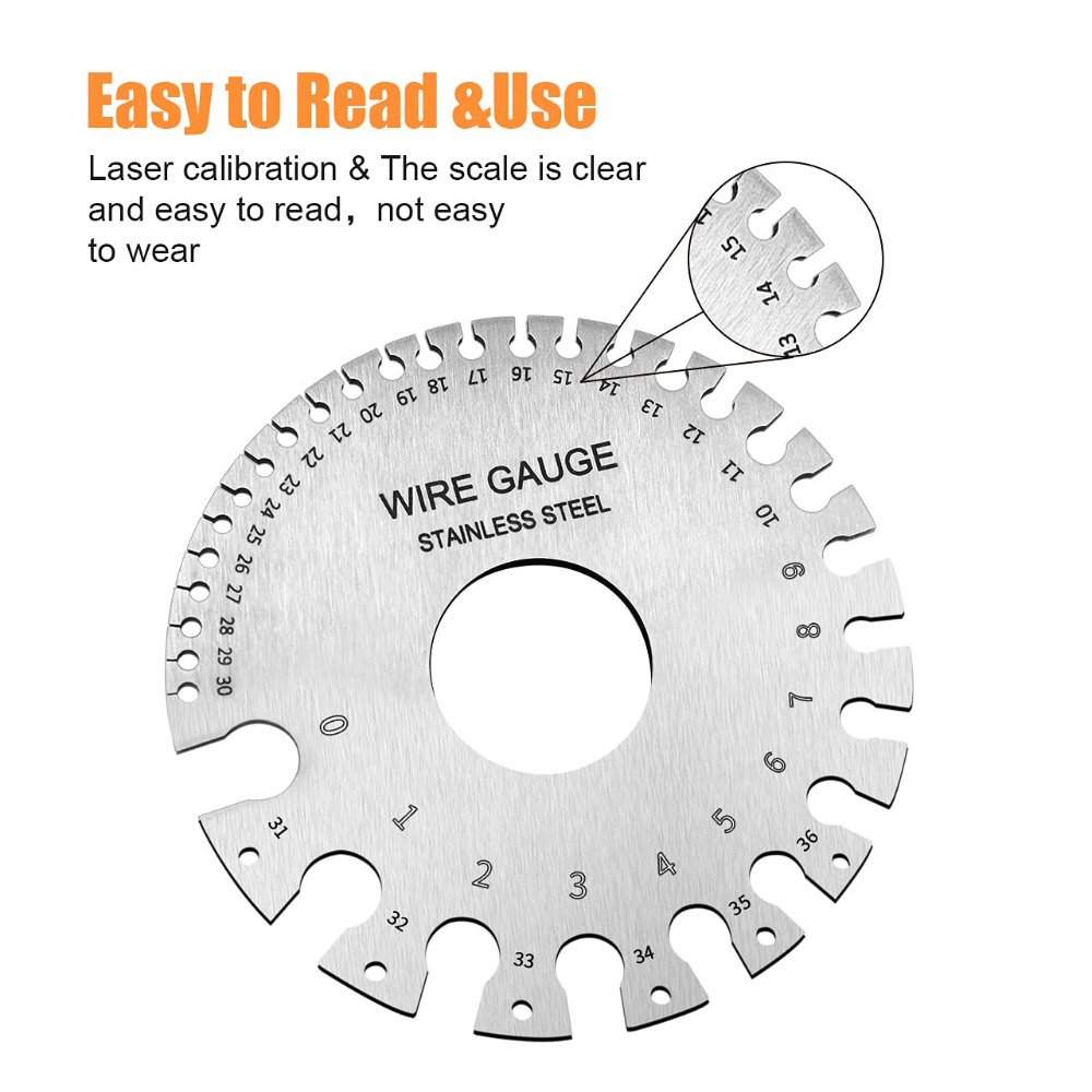 Stainless Steel American Standard Wire Diameter Gauge Sample Temu