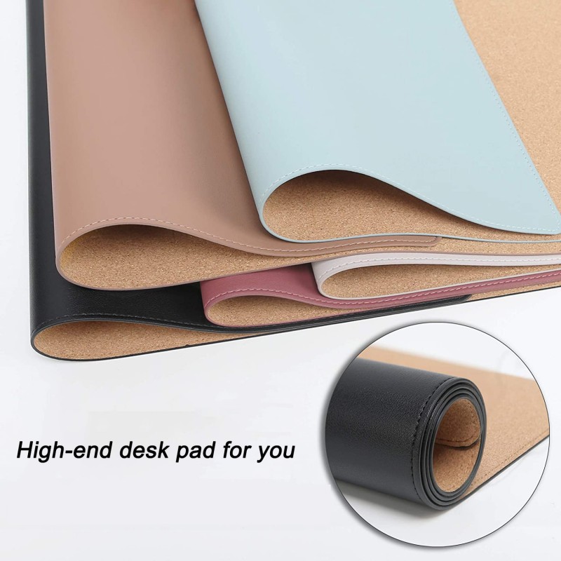 Upgrade Workspace A Luxurious Double sided Desk Pad Natural Temu