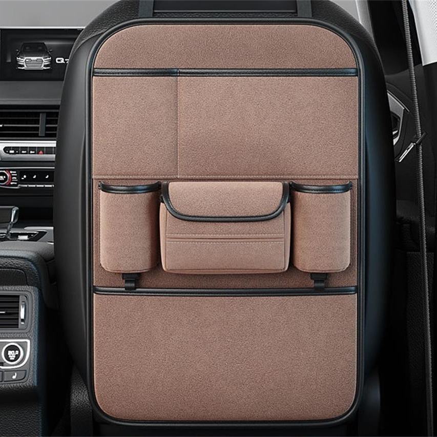 Car Nappa Leather Seat Back Storage Hanging Bag - Temu Italy