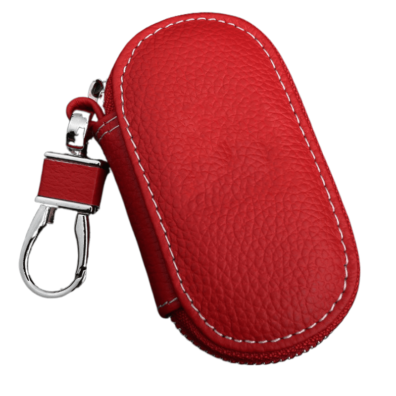 STACCTE Red Keychain, Leather Key Chain, Universal Decorative Car Key  Holder, Anti-lost D-ring, 360 Degree Rotatable Key Fob Keychain, Keychain  for