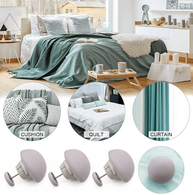 Boottique New! Duvet Clips and Sheet Fasteners- Complete Sleep Tight Bedding System- Includes Duvet Insert Clips, Pin Ties, and Sheet Fast