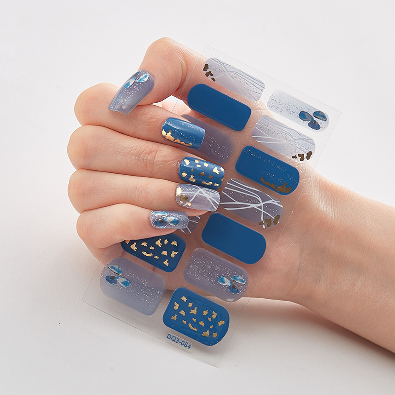 Check Me Out Nail Wraps Nail Art, Nail Wrap, Nail Stickers, Geometric Nail  Art, Blue Nails, Designer Nail Wraps, Designer Nail Decals 