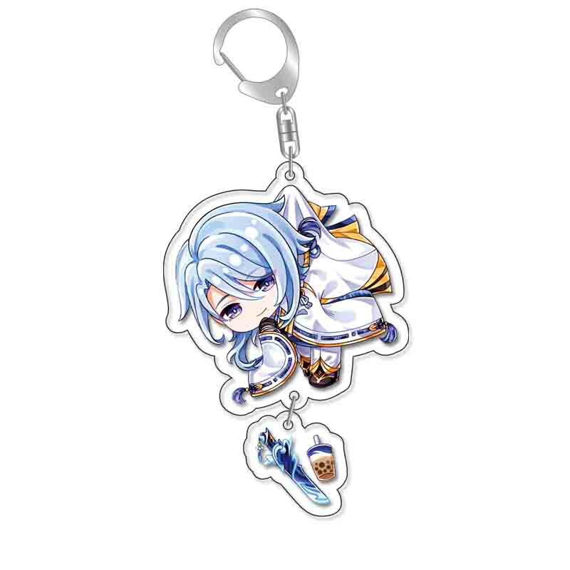 Acrylic Anime Keychain Cartoon Luminous Cute Mouse Key chain Charm Friends  Gift Bags Mobile Phone Cute Keychain Accessories