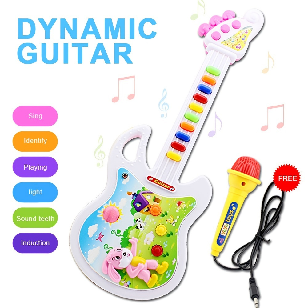 Kids Handheld Musical Electronic Toy Guitar, Children Kid Boy Girl