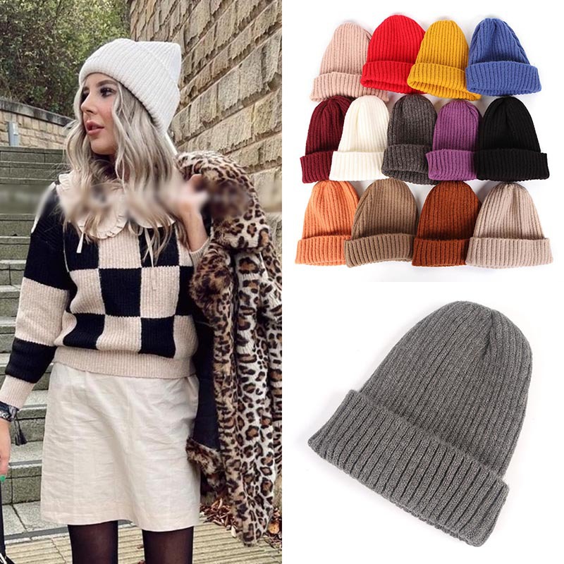 Berretti Invernali Beanie Skull Cappello A Maglia Donna - Temu Italy