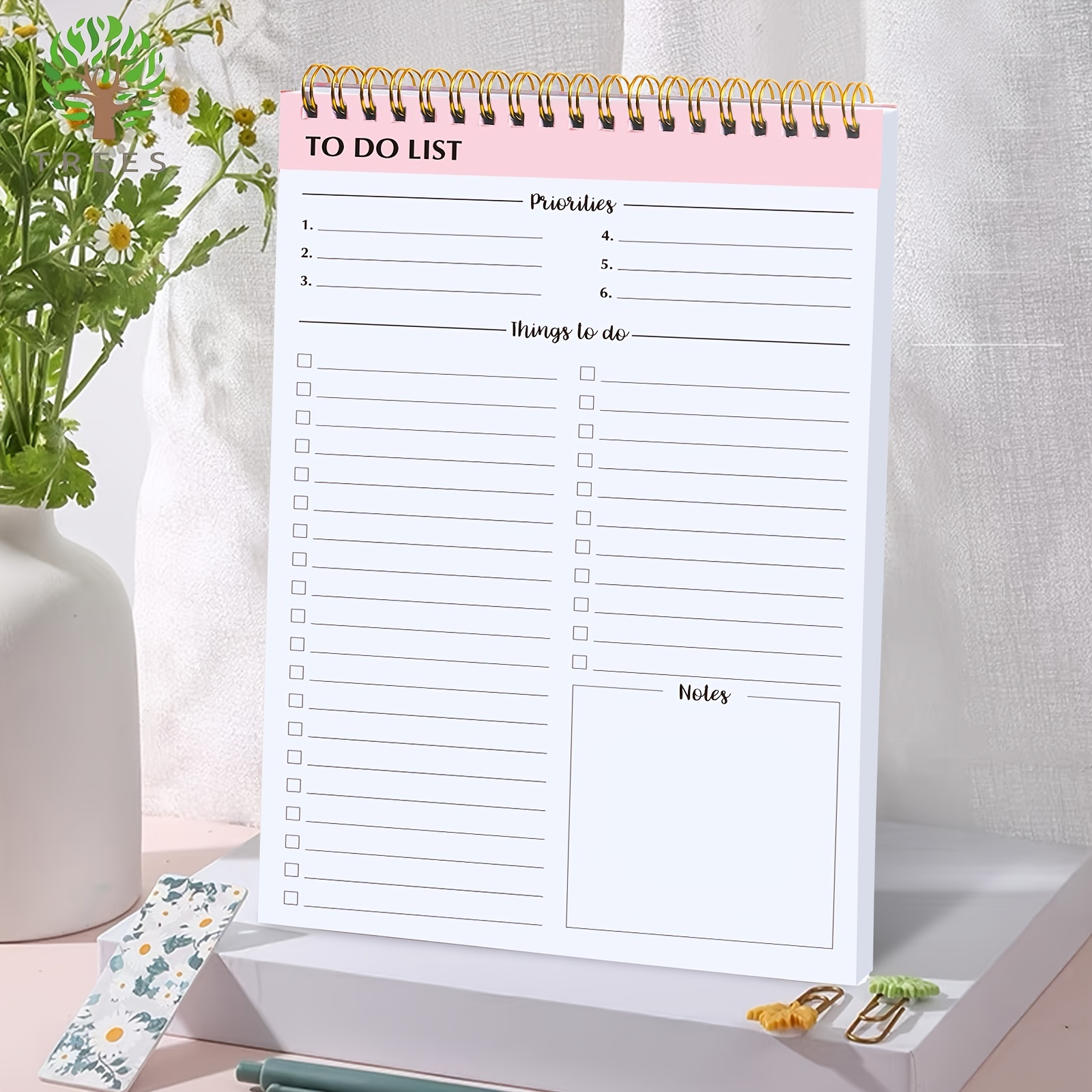 Daily To Do List Notebook For Work Undated Schedule - Temu