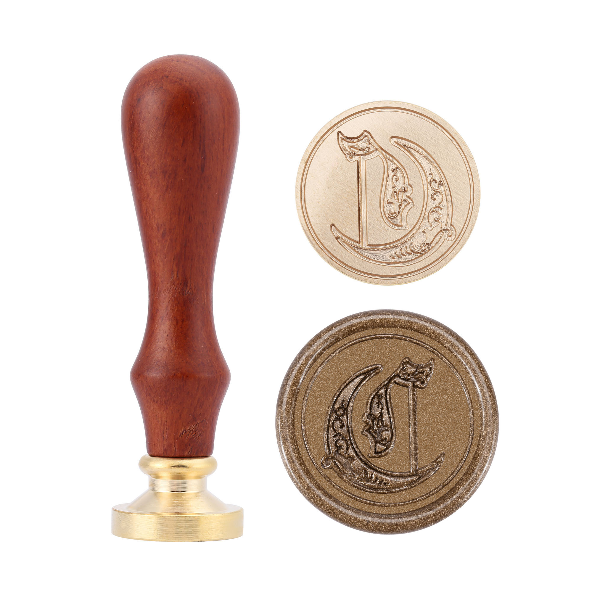 Gothic Single Initial Wax Seal Stamp (6 Fonts)