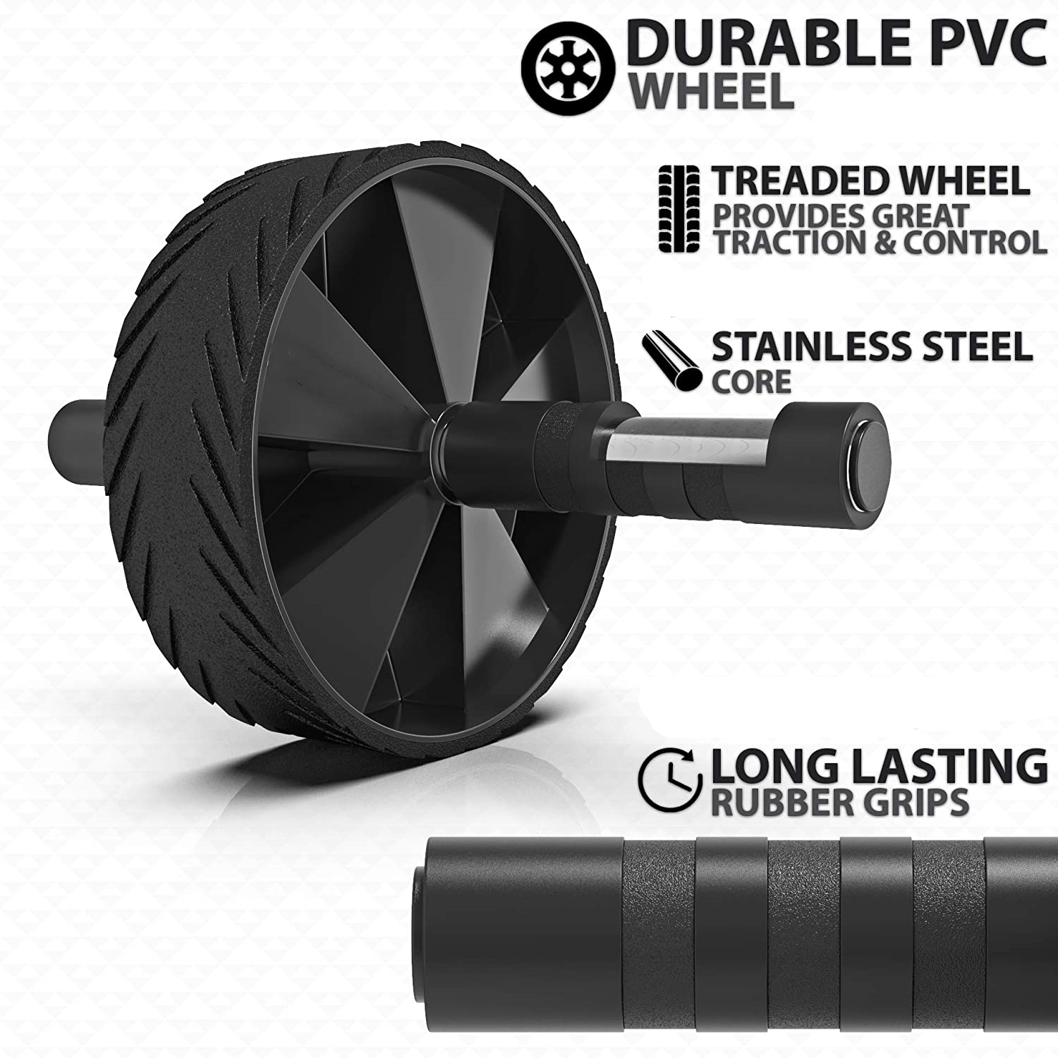 Ab Roller Wheel Core Strength Training Home Gym Workouts Temu