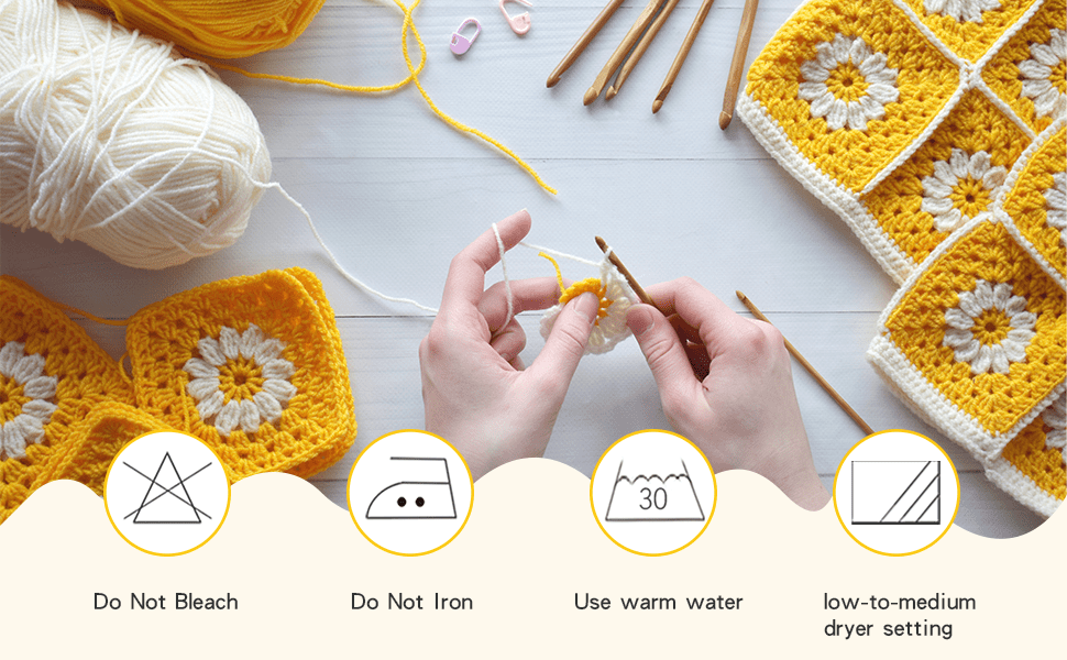  DSHXXJS - Hilo de ganchillo para tejer lanas para tejer tejer a  crochet, 4 capas (color: 13 10 unidades) : Arte y Manualidades