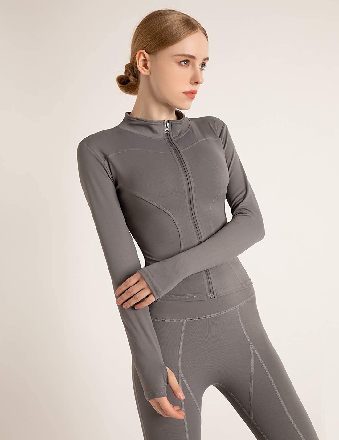 Women's Slim Fit Lightweight Athletic Full Zip Stretchy Temu