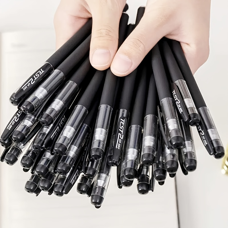 Mini Flower Gel Pens Black Ink –