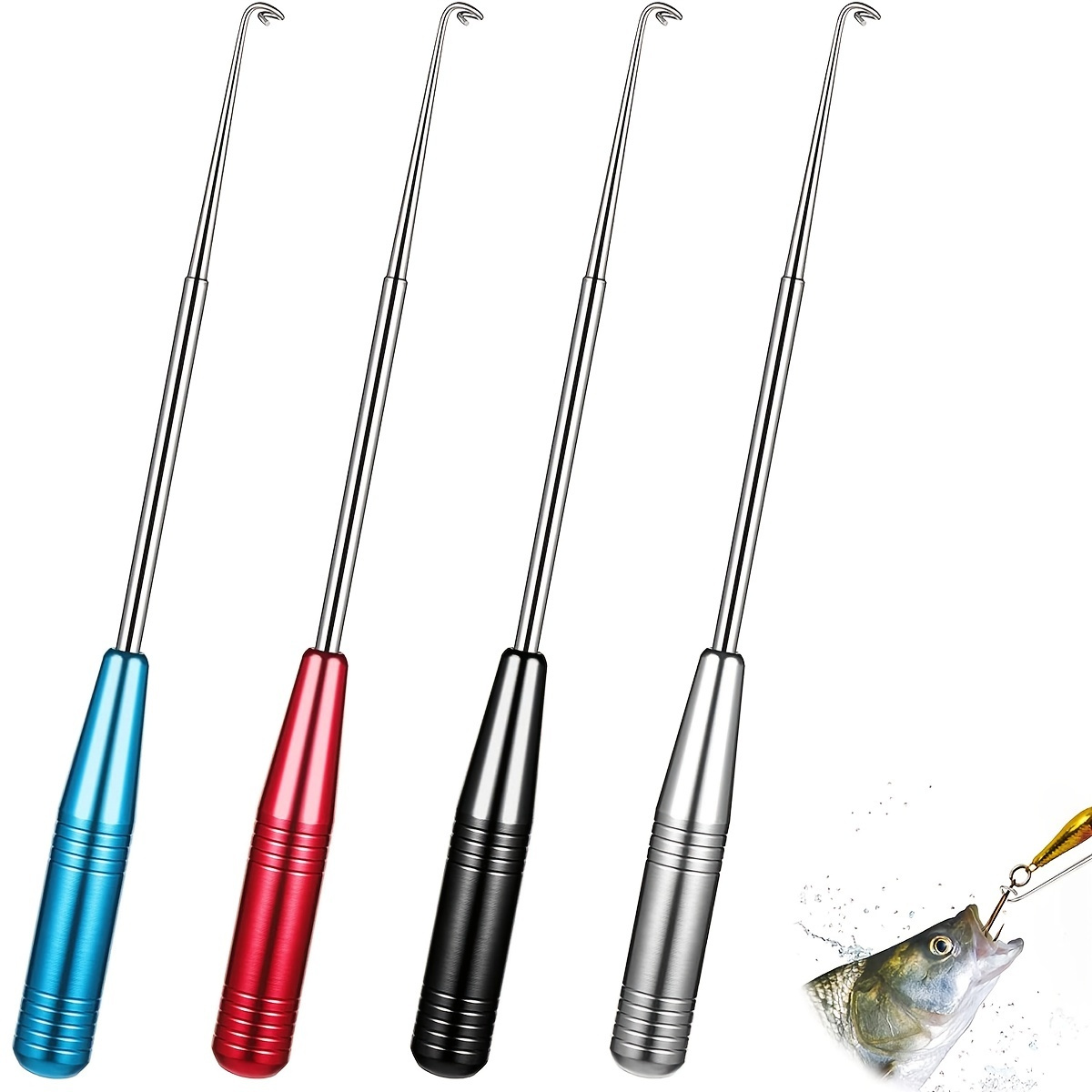 Tiwerlfe 4PCS Fishing Hook Quick Removal Device Stainless Steel Fishing Hook  Detacher Fish Hook Remover Tool Kit Accessory for Fishing Saltwater  Freshwater Decoupling Device 4 Colors, Hooks -  Canada