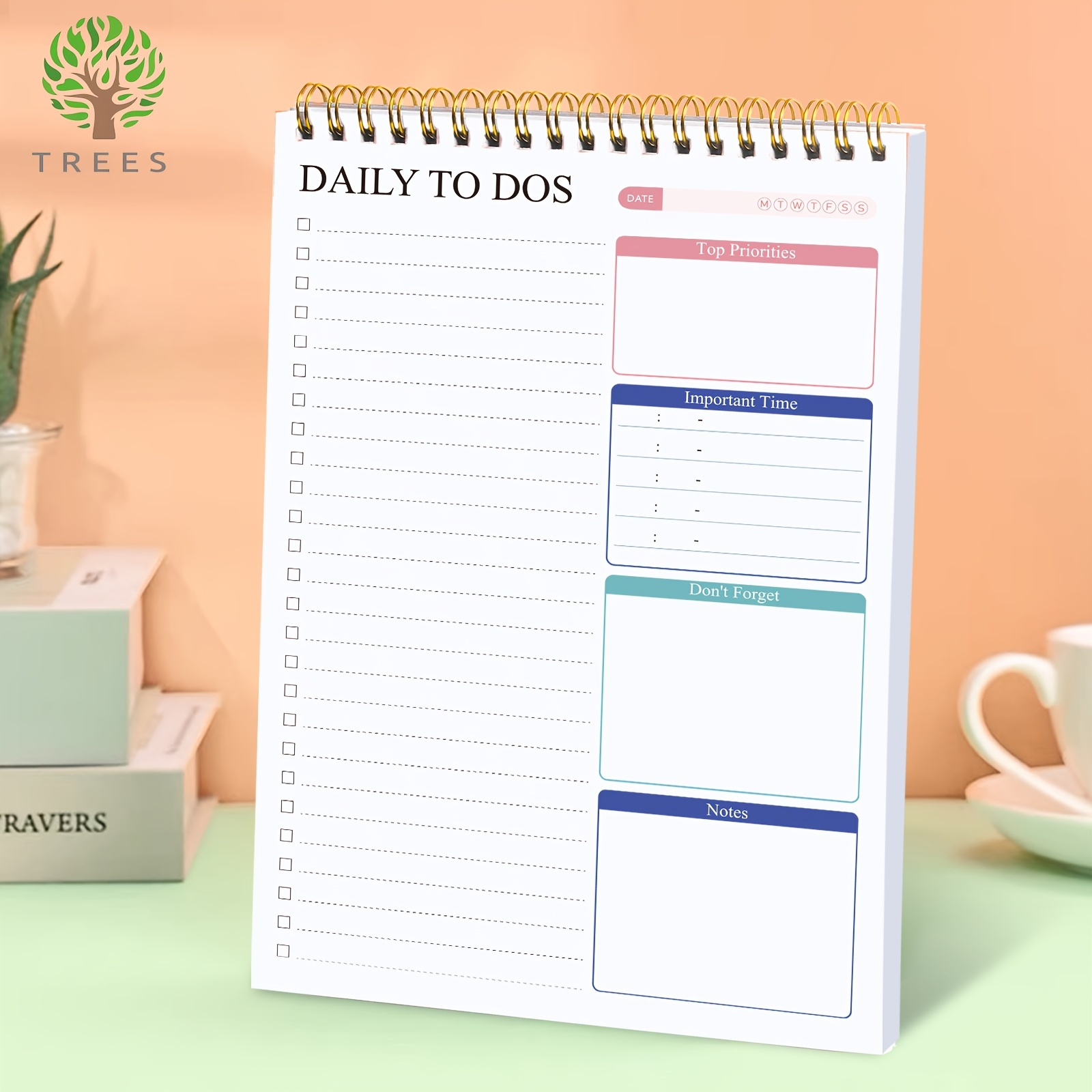 52sheets Pc To Do List Notepad Undated Daily Planner Tear Off Day Plan Notebook Agenda Simple Organizing To Do Notepad 8 5 5 5inches Office Products Temu