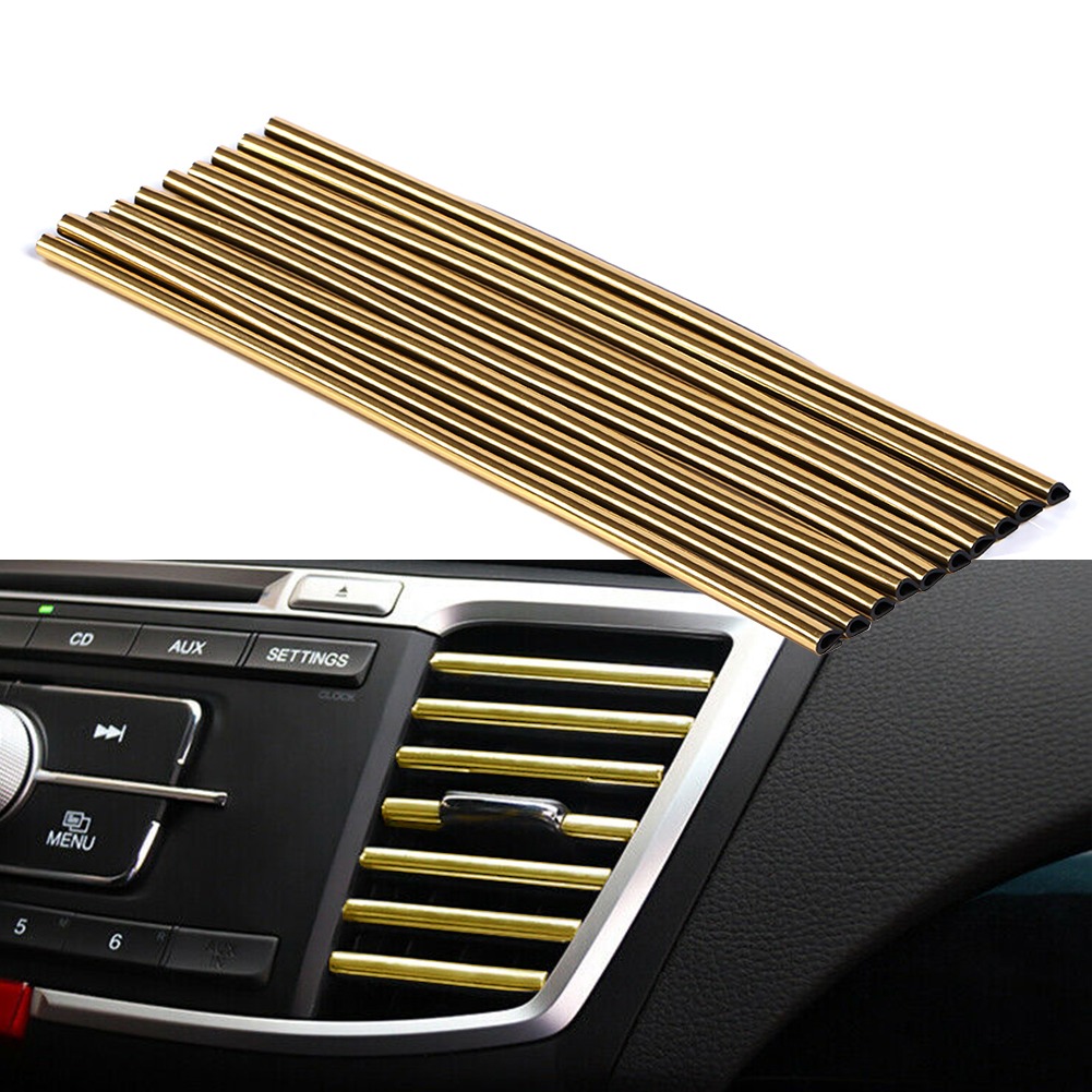 Tiras embellecedoras de salida de aire de coche multicolor, tira decorativa  estilo U para Interior de coche, accesorios universales de estilismo para  coche DIY – Los mejores productos en la tienda online