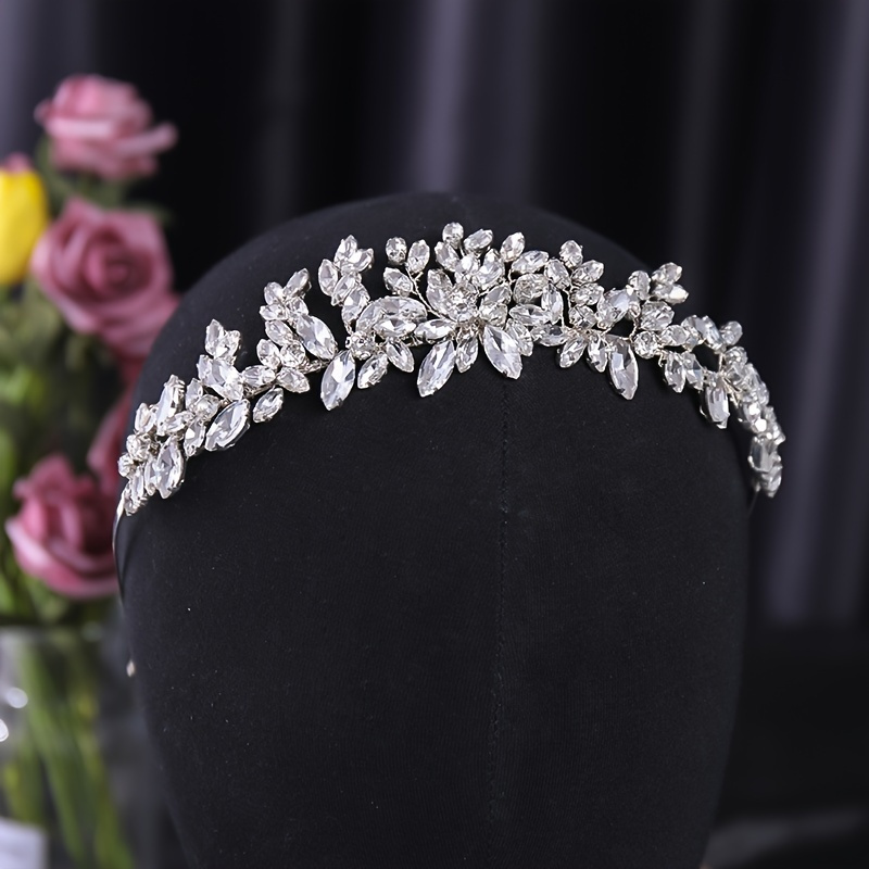 Golden Leaves Wedding Crown Pearl Bridal Crown Golden Headband Vintage ...