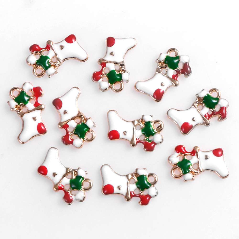Christmas Charms For Artificial Jewelry Making Alloy - Temu