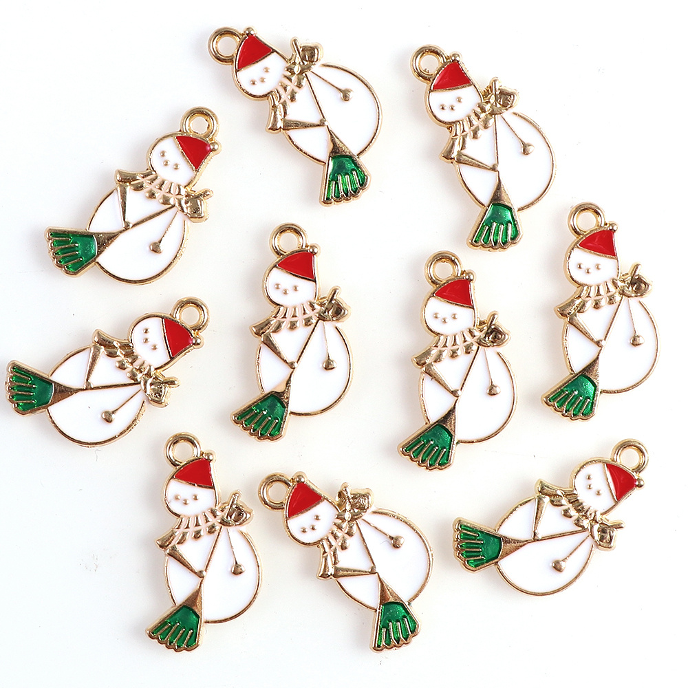 CEALXHENY 20pcs Christmas Charms for Jewelry Making Red Green Xmas Bow Charm Pendants for DIY Earring Bracelet Necklaces Holiday Clothes Sewing Bag