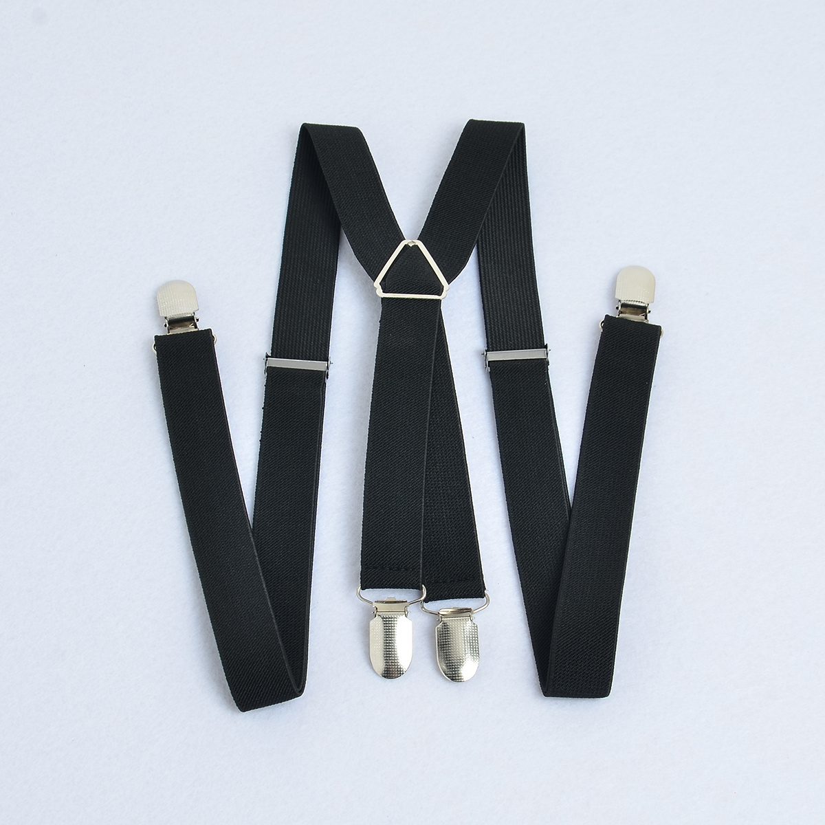 Black and Cream Suspenders / Bretels