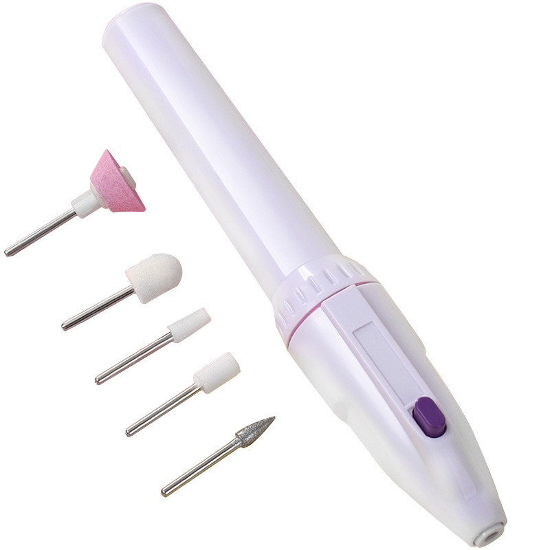 

Get Manicures At Home With This Portable 5-in-1 Electric Nail Trim & Polish Remover Machine!