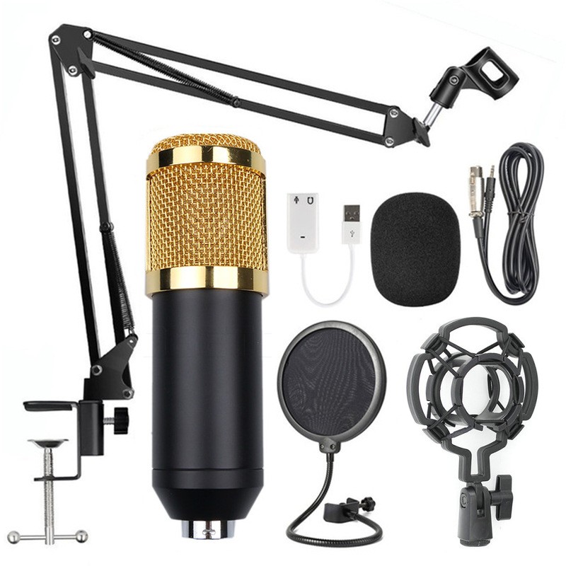 XTUGA BM800 Professional Studio Recording Condenser Microphone Mic