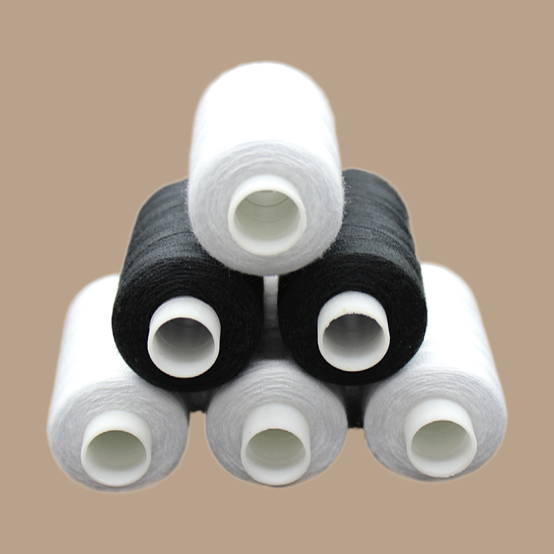 500 Yards Of Premium Quality Black White Sewing Thread - Temu