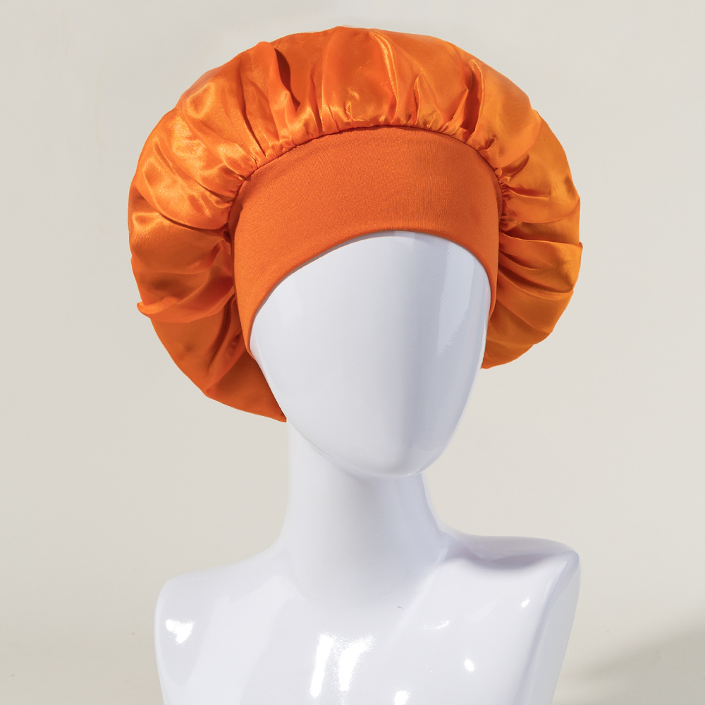 Cappello Raso Fascia Elastica Capelli Ricci - Morbido E Confortevole Cuffia  Notte Donne - Cura E Protezione Capelli Naturali (nero E Rosso Vino) -  Accessori Bagno - Bellezza E Salute - Temu Italy