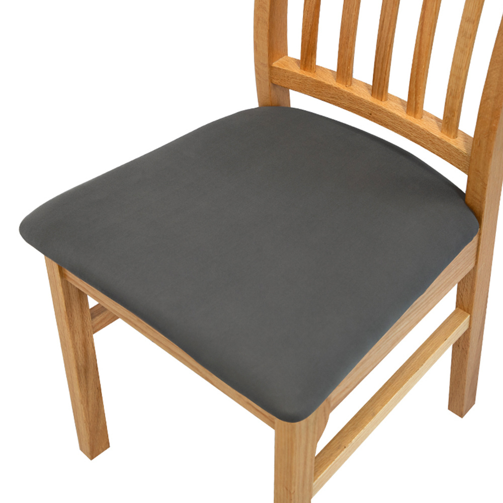 1pc Solid Color Chair Cushion Cover