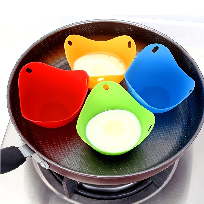 Non-stick 4-cup/2-cup Fried Egg Pan With Brush For Oil - Perfect For  Poached Eggs, Pancakes, Burgers, And Outdoor Camping - Temu