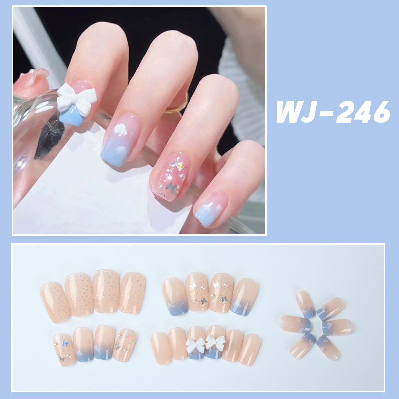 wearing-manicure-butterfly-fake-nails-lovely-and-cute-with-file-1pc-and