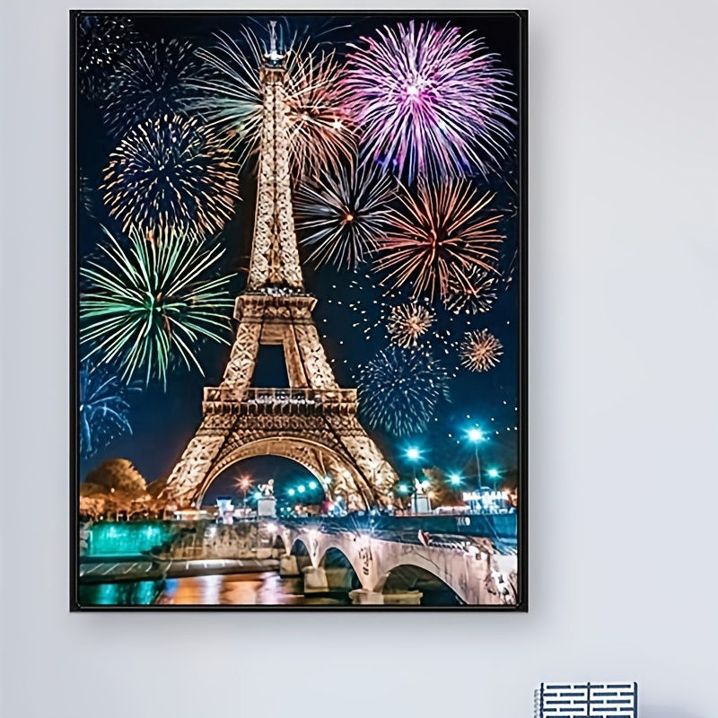 

Create A Stunning Eiffel Tower Wall Decoration With 5d Diy Rhinestone Painting