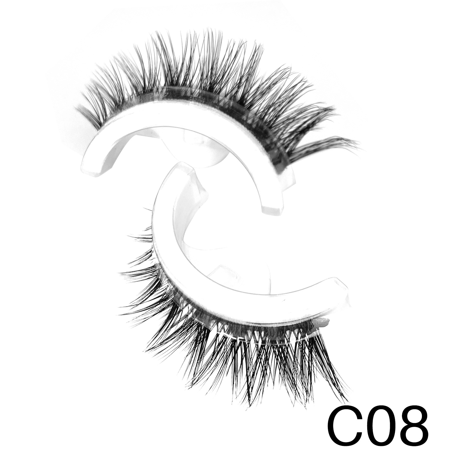 Self Adhesive Eyelashes Glue Free Reusable Full Strip Eyelash Thick