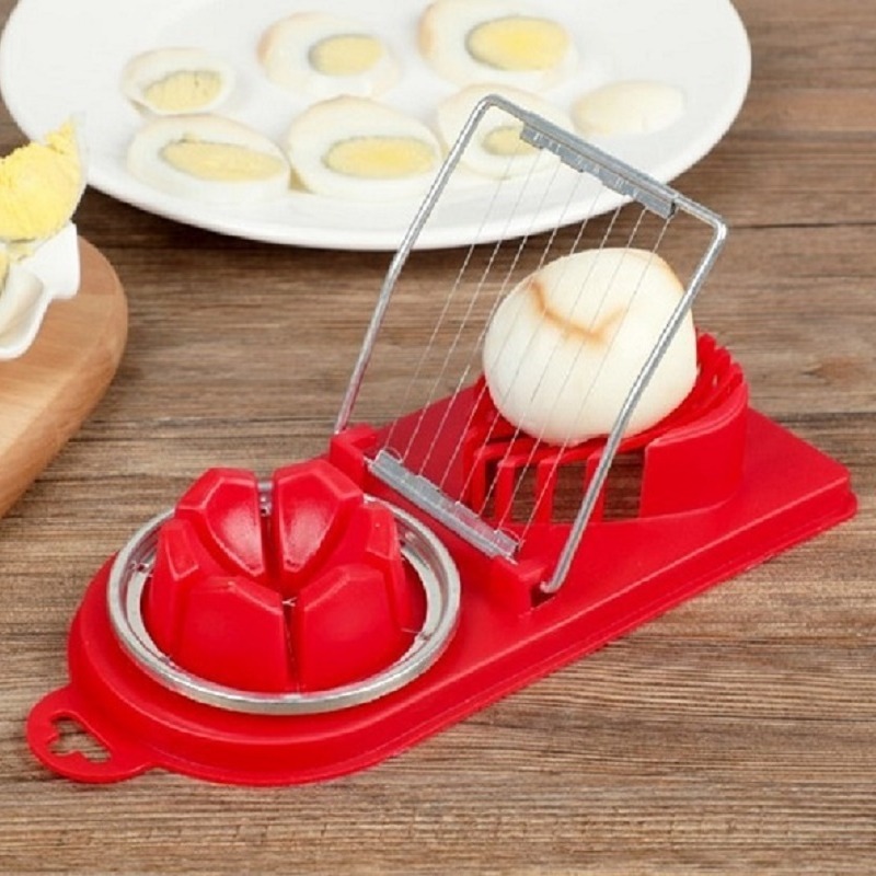 1 Plastic Egg Cutter Multifunctional Cutting Egg Slicers - Temu