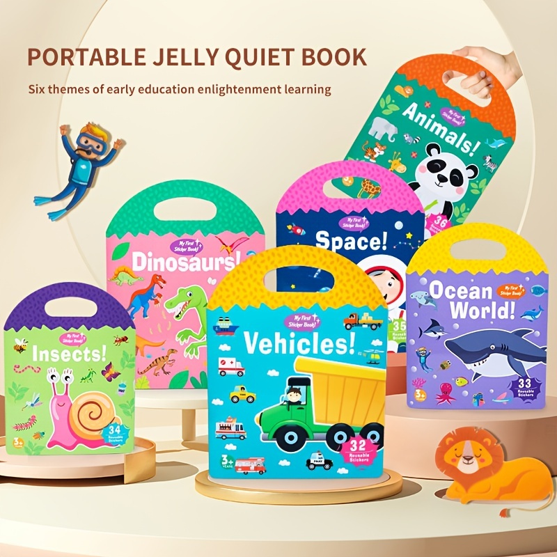 My Quiet Book - Avión imprescindible para niños pequeños, libros  silenciosos para niños pequeños de 1 a 3 años, libro Montessori ocupado  para niños