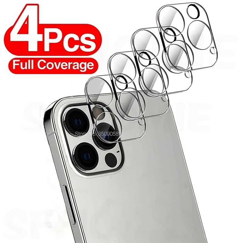 4PCS Rear Camera Protector  Lens Tempered Glass For,iPhone14/14Plus/14Pro/14ProMax ,iPhone13/13Mini/13Pro/13ProMax ,iPhone12/12Mini/12Pro/12ProMax, ,iPhone11/11Pro/11Pro Max