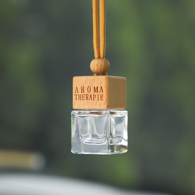 Car Hanging Glass Bottle Hanging Refillable Car Essential - Temu