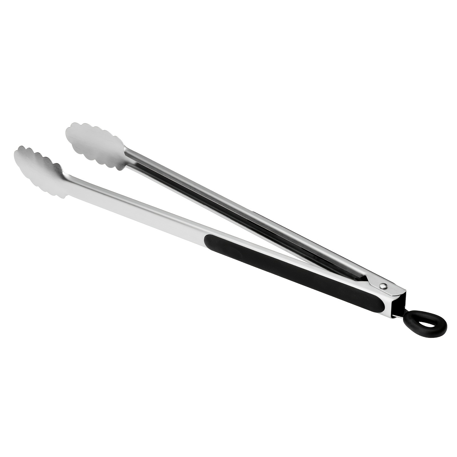 

Upgrade Your Grilling Game With This 1pc Stainless Steel Bbq Tong - Perfect For Steak, Salad & Bread!