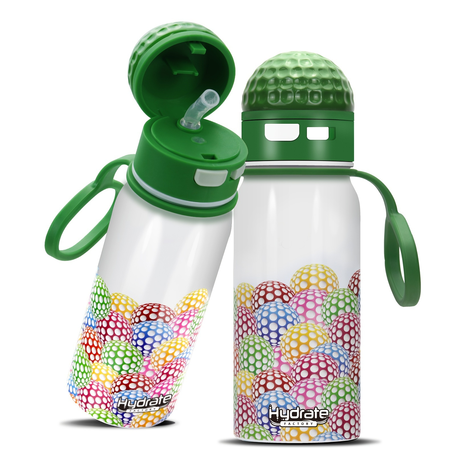 Sports Water Bottle With Lid Leak Proof Durable Double - Temu