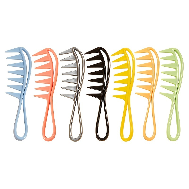 

Wide Tooth Detangling Comb Shower Flexible Comb Wide Spacing Teeth Comb Anti Static Detangling Shampoo Comb Scalp Growth Oil