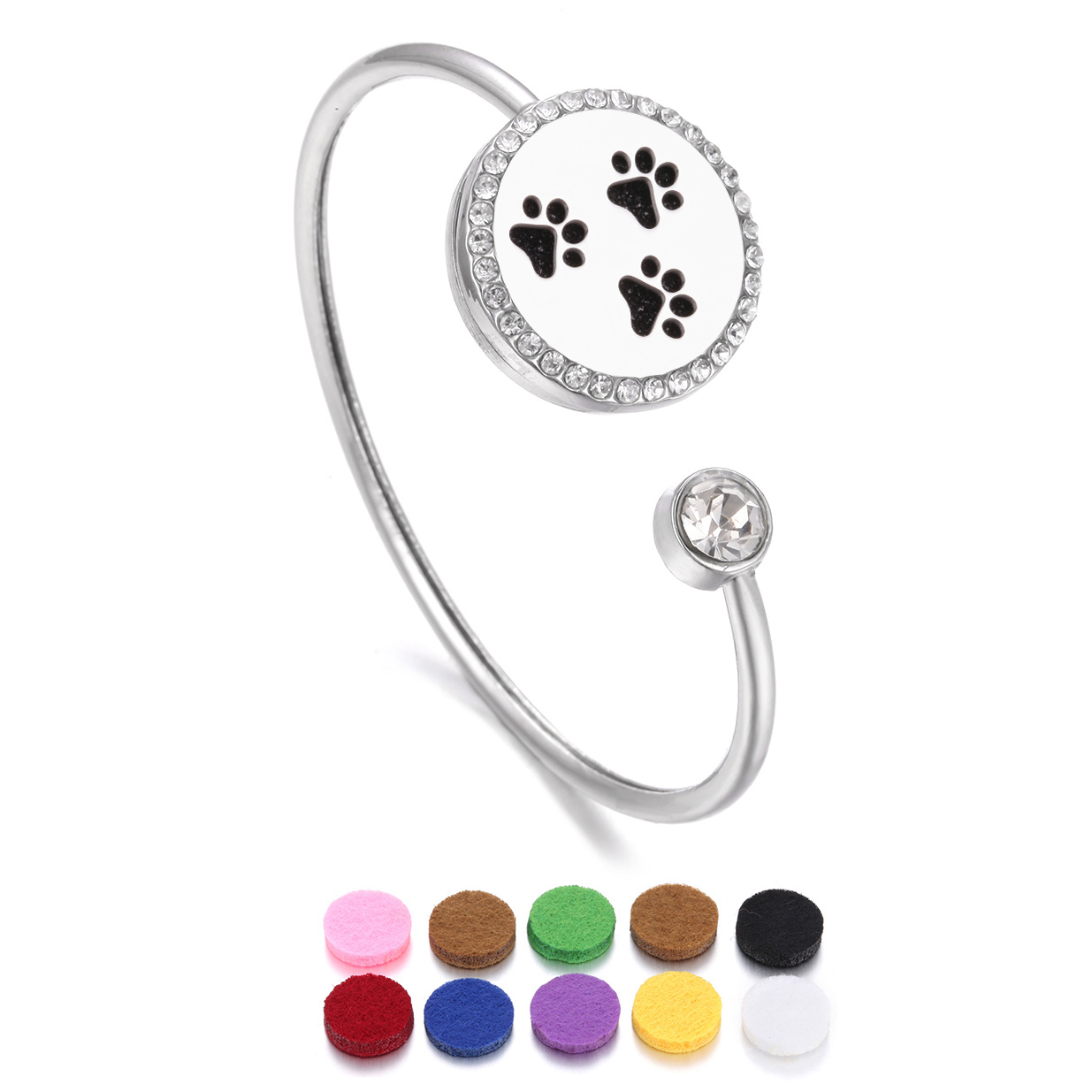 Stainless Steel Aromatherapy Diffuser Bracelet