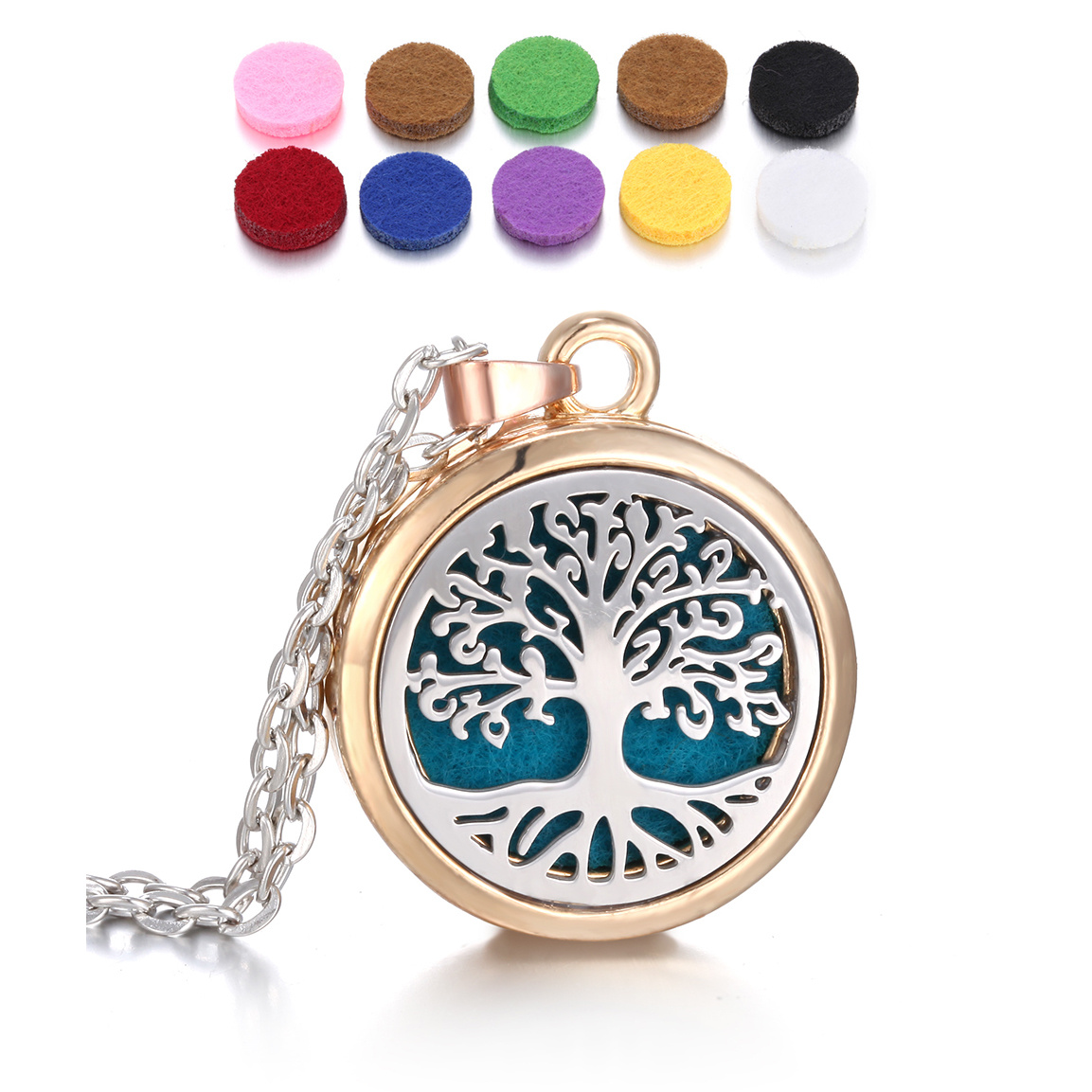 Essential Oil Cologne Diffuser Locket Necklace